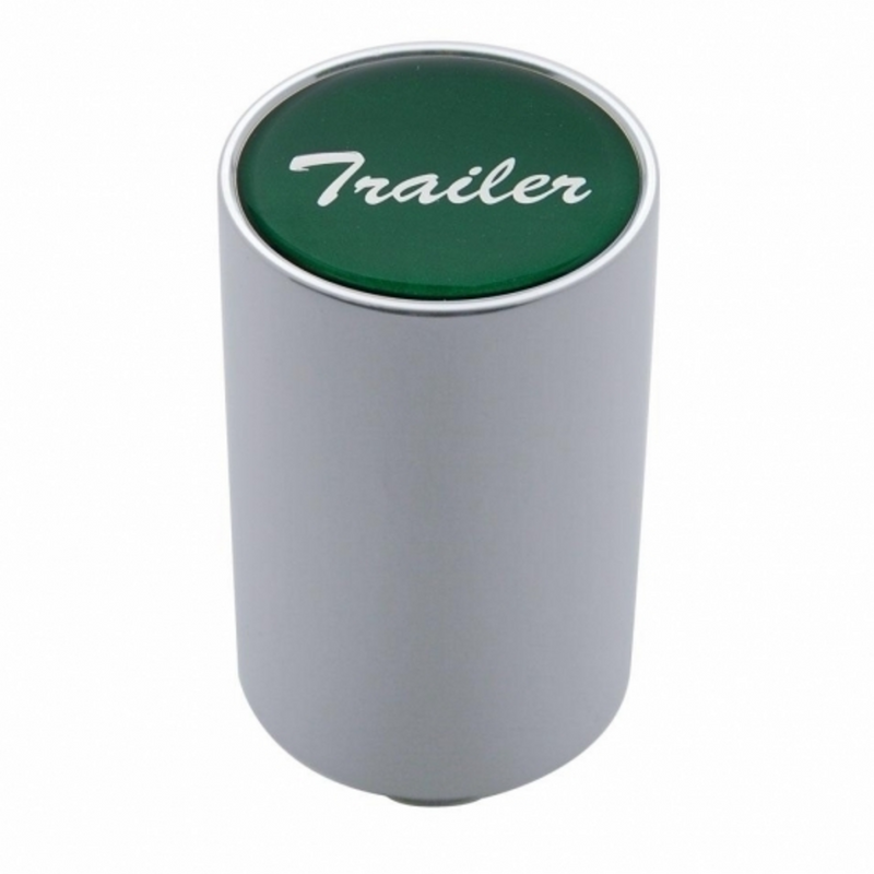 UP-23732 "Trailer" 3" Air Valve Knob - Green Glossy Sticker