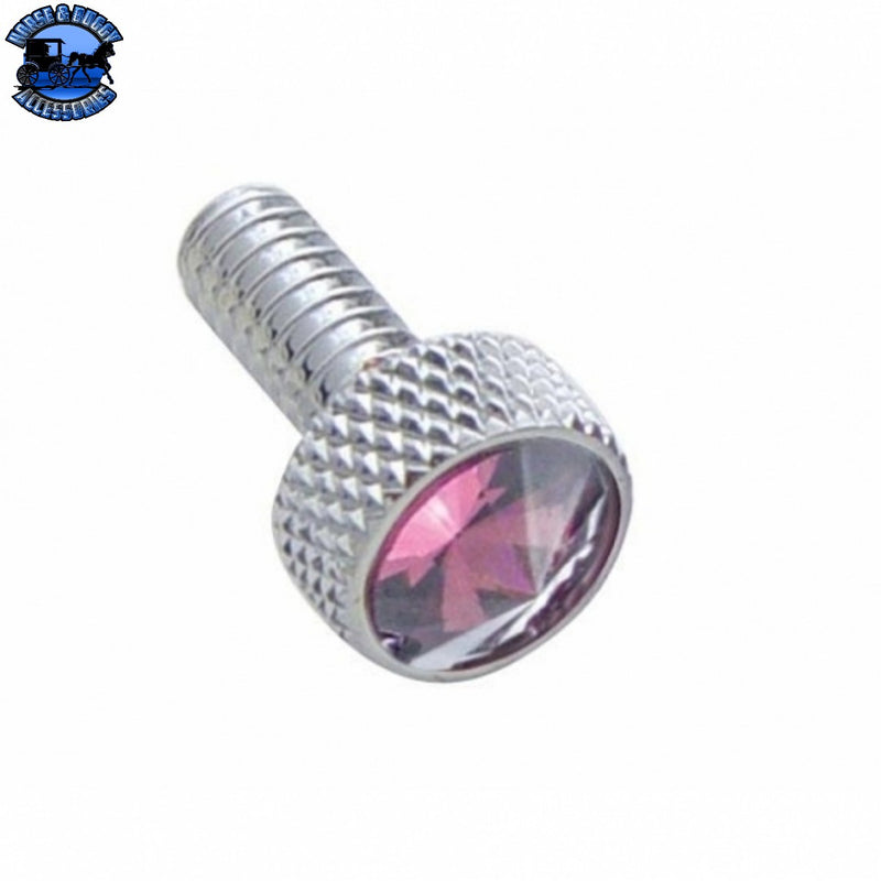 Tornillo de tablero pequeño con cristal morado para Peterbilt (a granel)