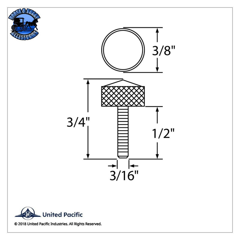 Tornillo de tablero pequeño con cristal verde para Peterbilt (a granel)