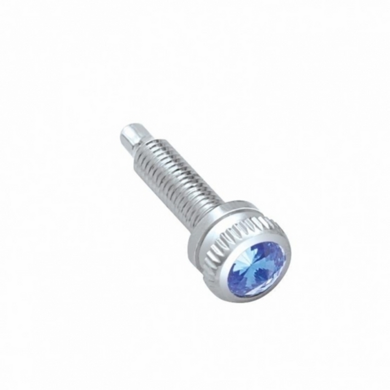Short Dash Screw With Blue Crystal For Navistar International (Bulk)