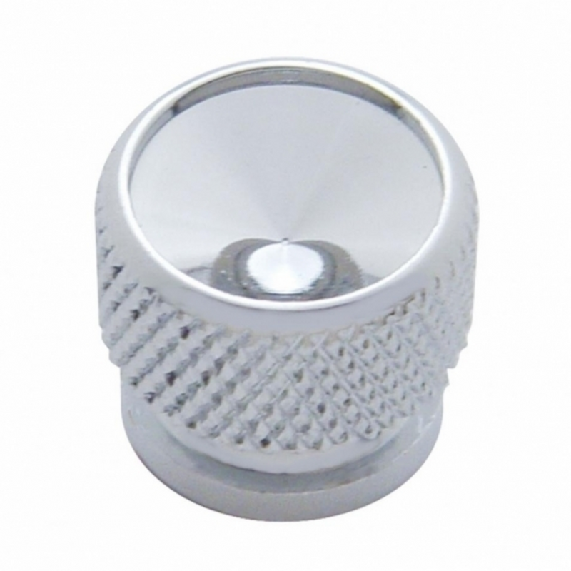 Chrome Bolt Head - Indented (Card of 4)