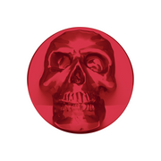 Skull Air Valve Knob - Candy Red