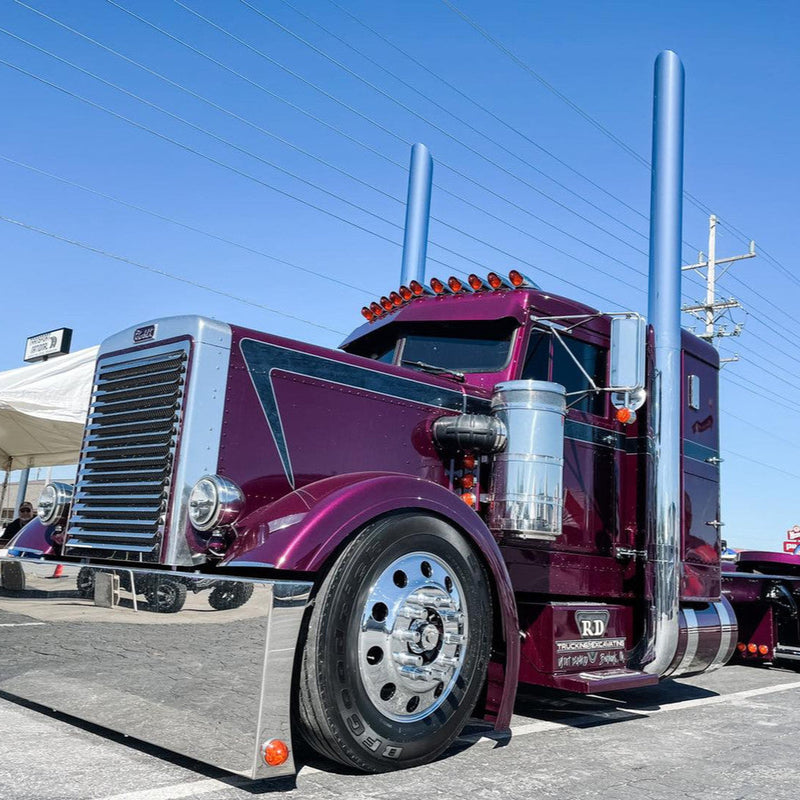 107A-044-1103 7"x44" Mitered Exhaust Stack Cornflower Blue