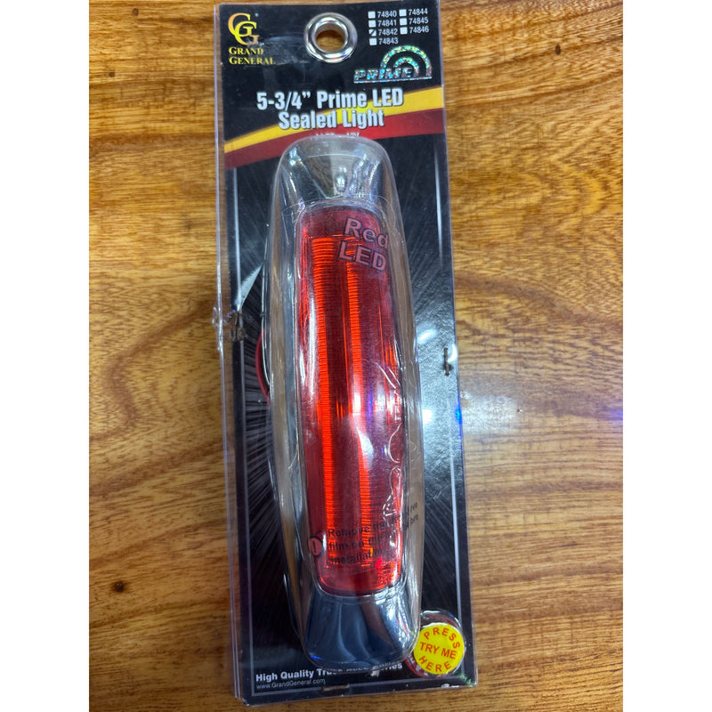 5-3/4"  Rectangular Prime LED Marker Light (choose color)
