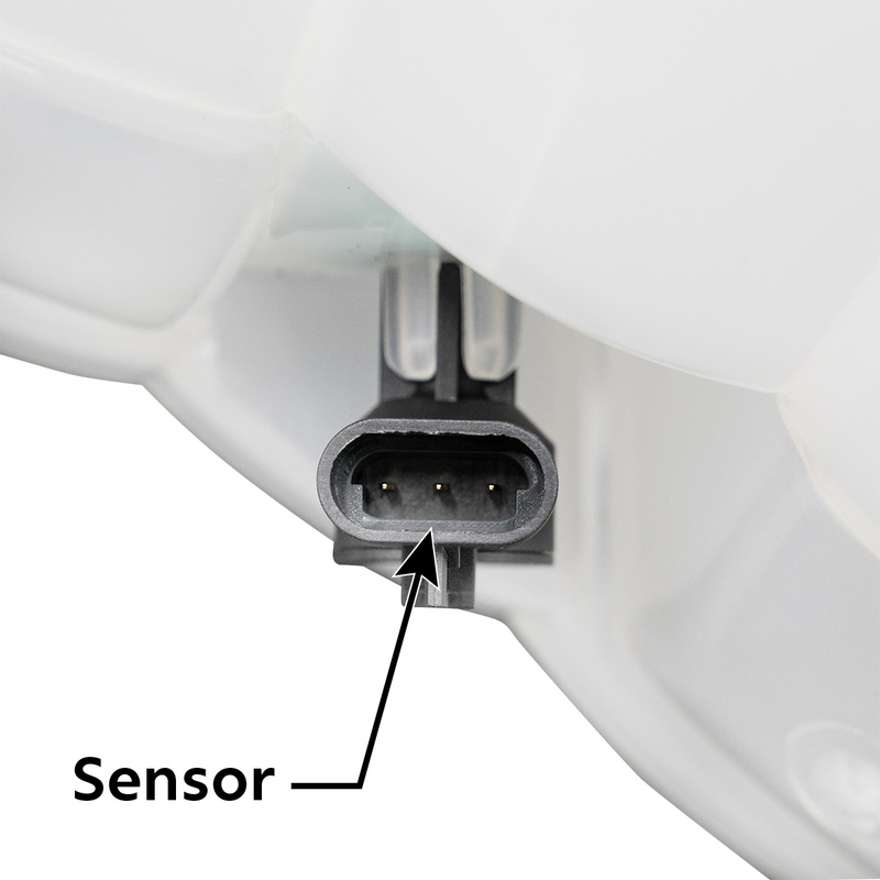 Pressurized Coolant Reservoir & Coolant Level Sensor For 2008-2022 Peterbilt 389 & Kenworth W900