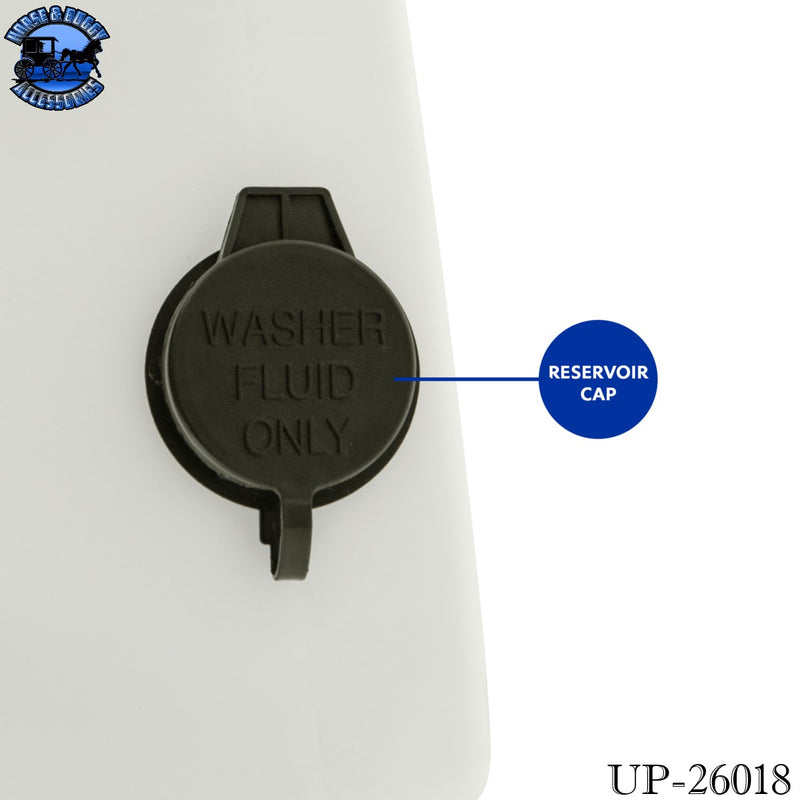 UP-26018 Washer Fluid Reservoir For 2022-2026 Peterbilt 579 & Kenworth T680