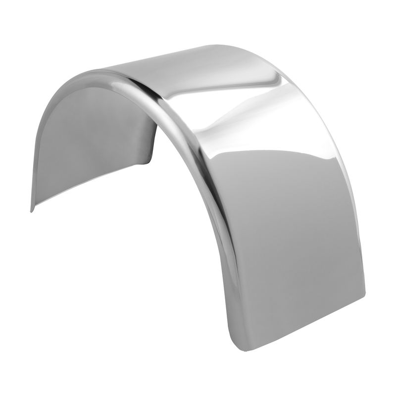 h-3710p 100" 304 s.s. single axle fenders sold in a pair SINGLE AXLE FENDER Dark Gray