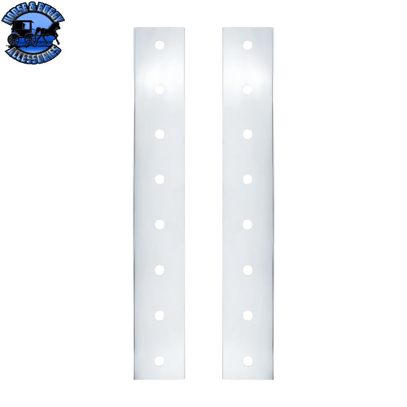 UP-28017 430 Stainless Steel Front Air Cleaner Light Bracket-16 Light Cutouts