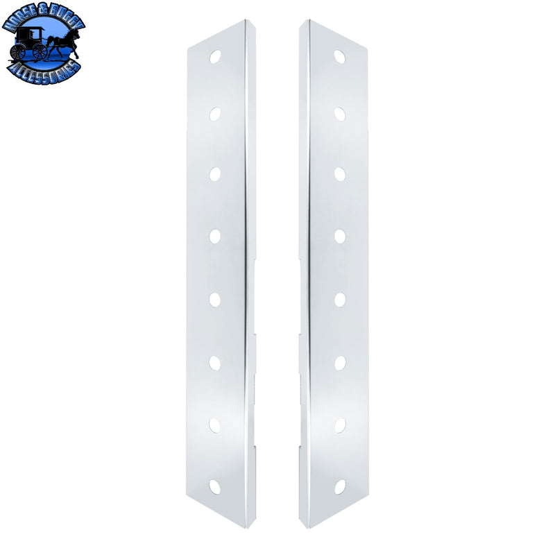 UP-28017 430 Stainless Steel Front Air Cleaner Light Bracket-16 Light Cutouts
