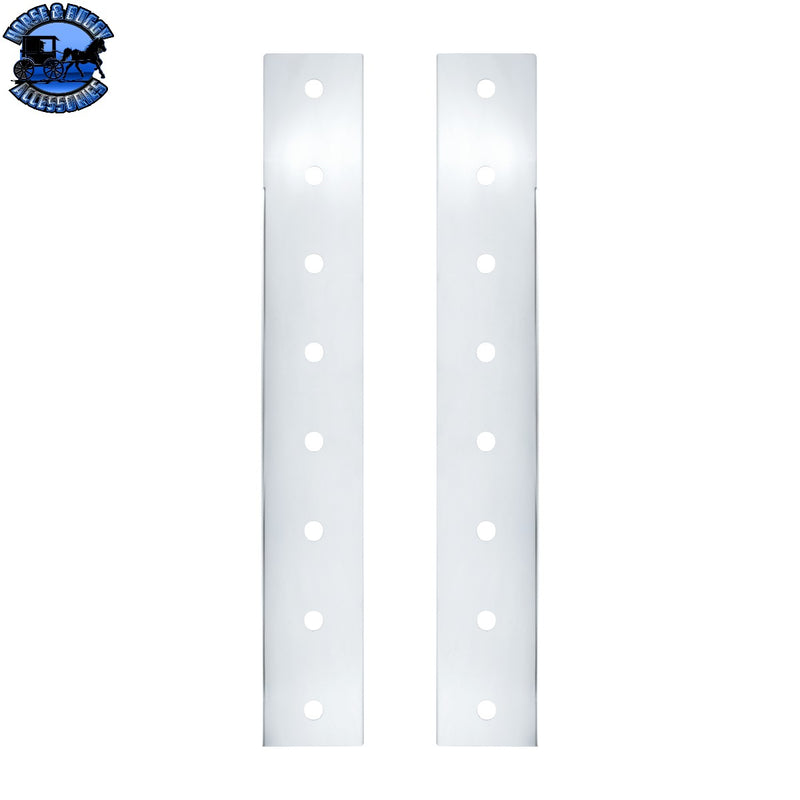 UP-28018 430 Stainless Steel Rear Air Cleaner Light Bracket-16 Light Cutouts