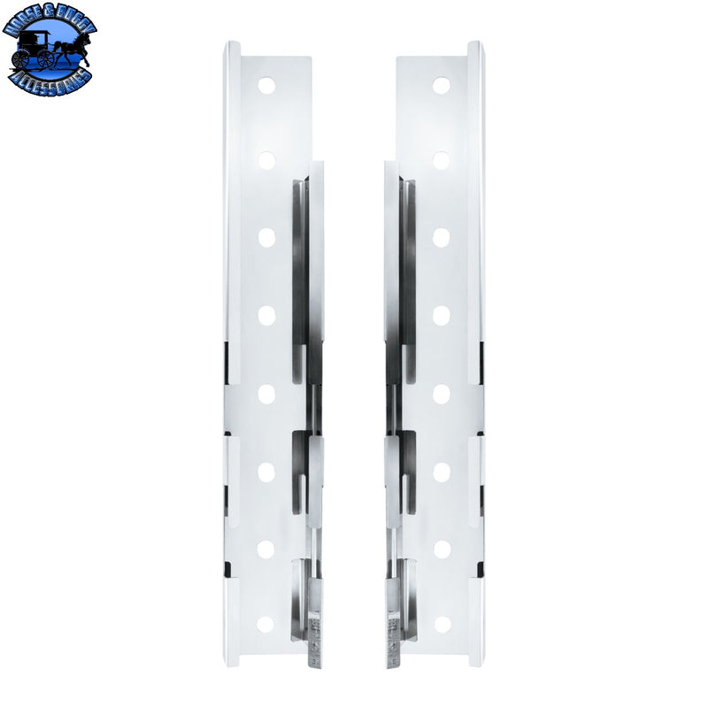 UP-28018 430 Stainless Steel Rear Air Cleaner Light Bracket-16 Light Cutouts