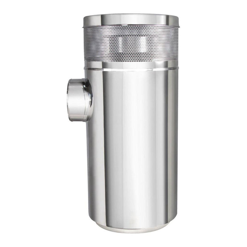 #28200 15" Stainless Steel Air Cleaner Housing for Peterbilt AIR CLEANER Light Gray