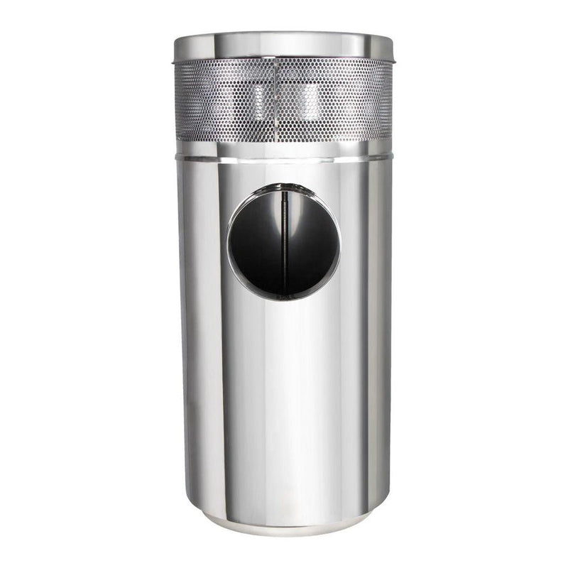 #28200 15" Stainless Steel Air Cleaner Housing for Peterbilt AIR CLEANER Light Gray