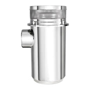 UP-28202 13" Stainless Air Cleaner Housing for Peterbilt/Kenworth Light Gray