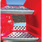 UP-29049 Stainless 2007+ Kenworth T660, T680, T700 Back Lower Step Kick Plate