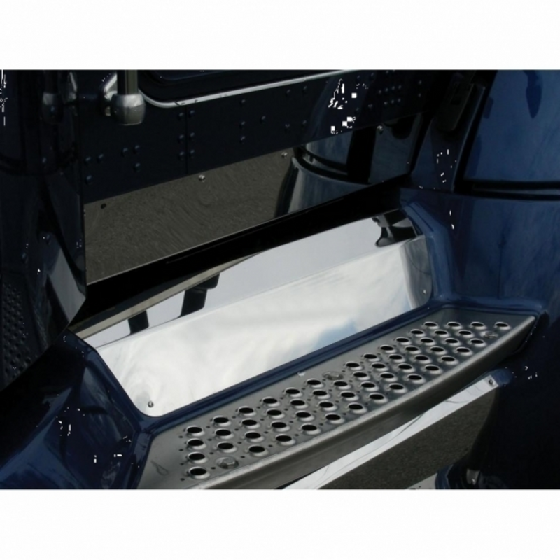UP-29054 Stainless 2007-2017 Kenworth T660 (EPA) Front Upper Step Kick Plate