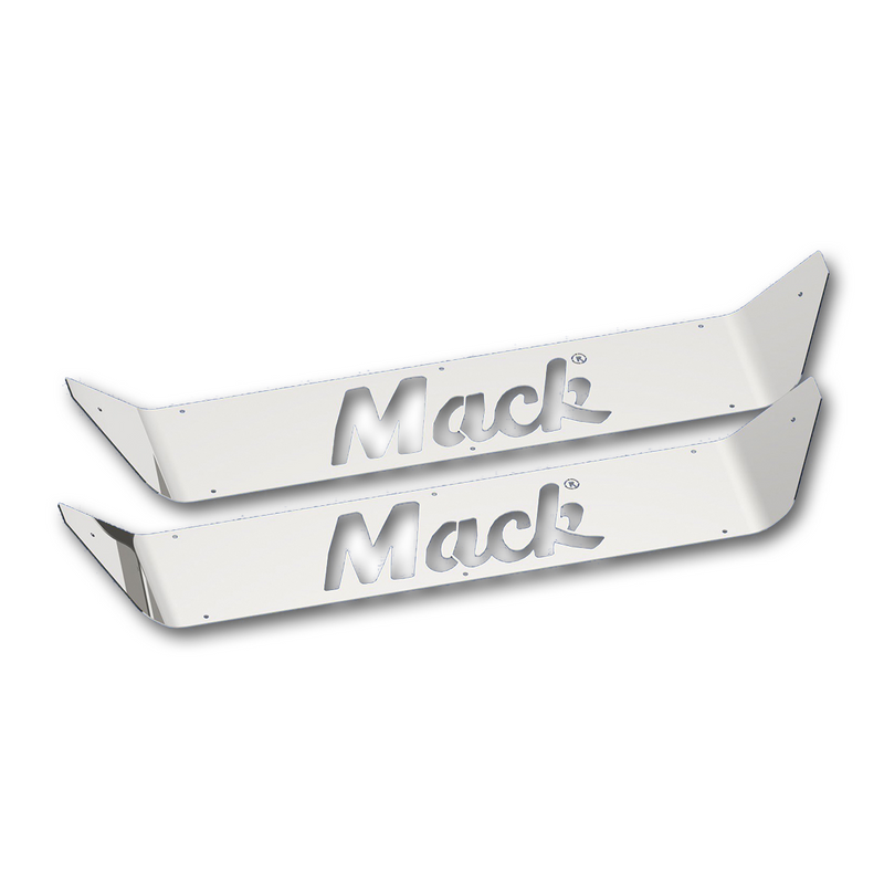 Stainless Upper Scuff Panel With Logo For Mack CH/CL #29124