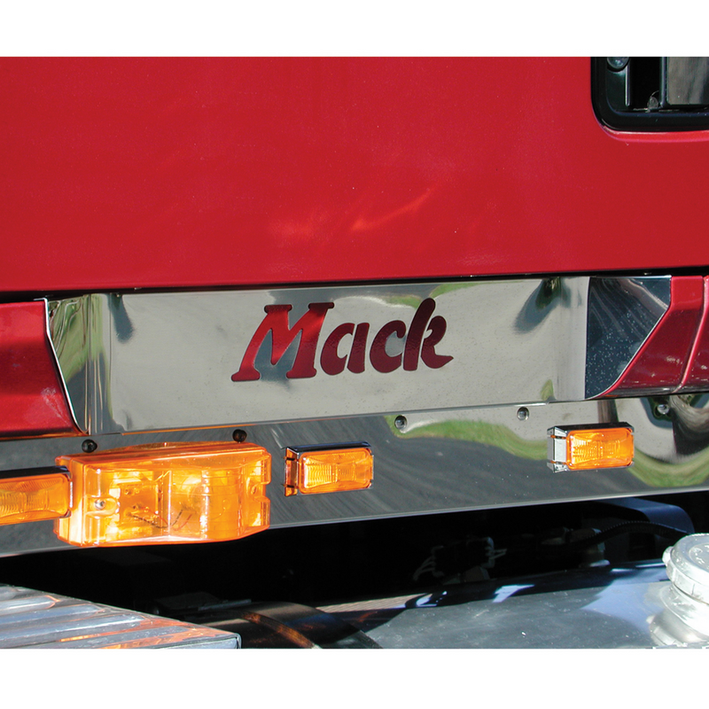 Stainless Upper Scuff Panel With Logo For Mack CH/CL #29124