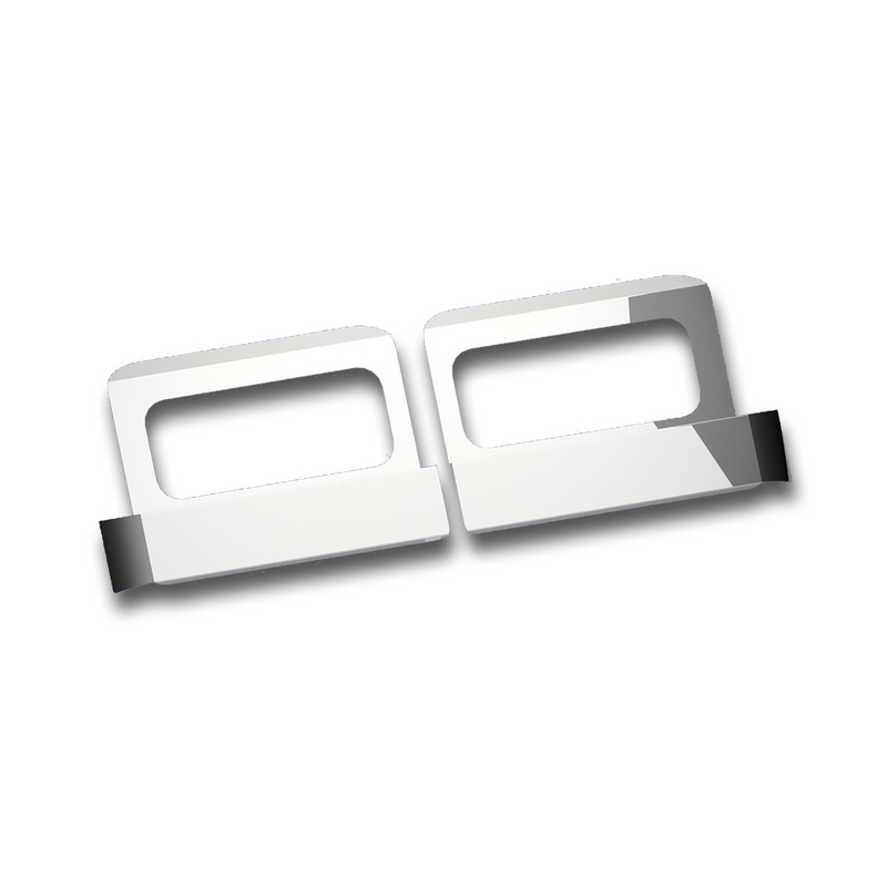 UP-29145 Stainless Fender Guard With Curved End & Headlight Accent For 1998-18 Western Star Constellation