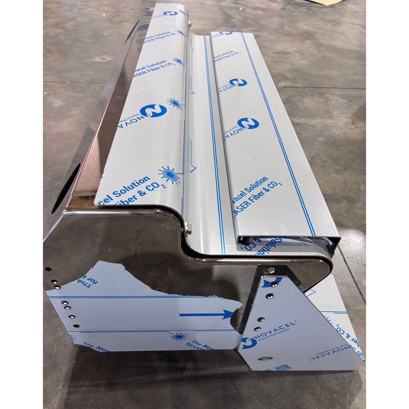 ATA-K-2467 W900L 45" KW Battery Box with tapered back Light Slate Gray