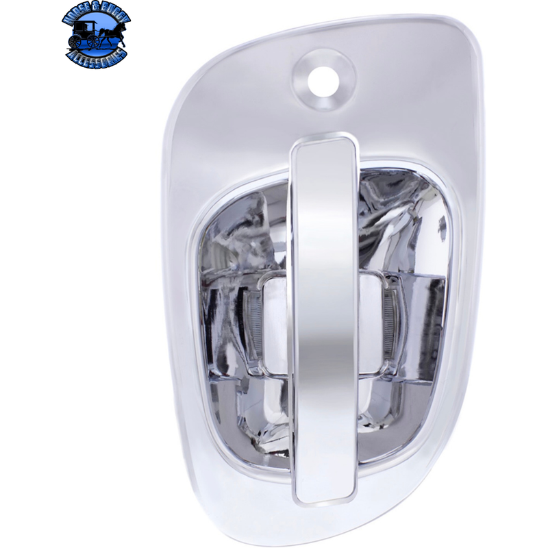 6 BLUE LED CHROME DOOR HANDLE COVER FOR FREIGHTLINER (Choose Side) LED DOOR HANDLE COVER Driver's Side,Passenger's Side Light Gray