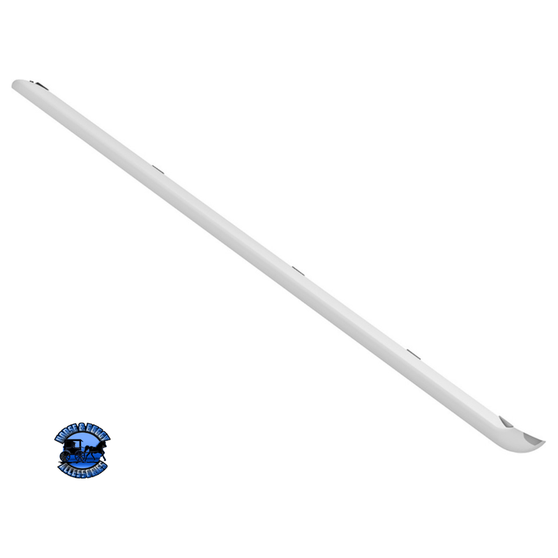 CHROME PLASTIC CENTER DASH LOWER PANEL EDGE TRIM FOR 2018-2023 FREIGHTLINER CASCADIA #42440 DASH TRIM Light Gray