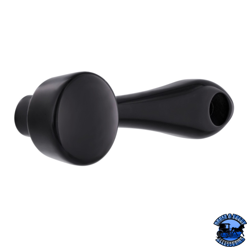 24037  Black Die-Cast Window Crank With 16-Spline 7/16” OD Adapter - Plain #24037
