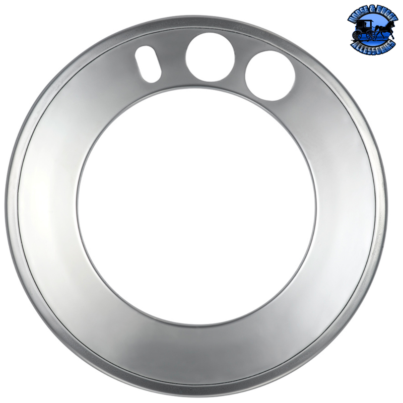 CHROME PLASTIC 2-PIECE HEADLIGHT SWITCH COVER FOR 2008-2017 FREIGHTLINER CASCADIA #42066 Headlight Switch Cover Light Gray