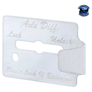 STAINLESS STEEL SWITCH GUARD PLATE FOR PETERBILT 359 - AXLE DIFFERENTIAL #48008 Guard Plate Lavender