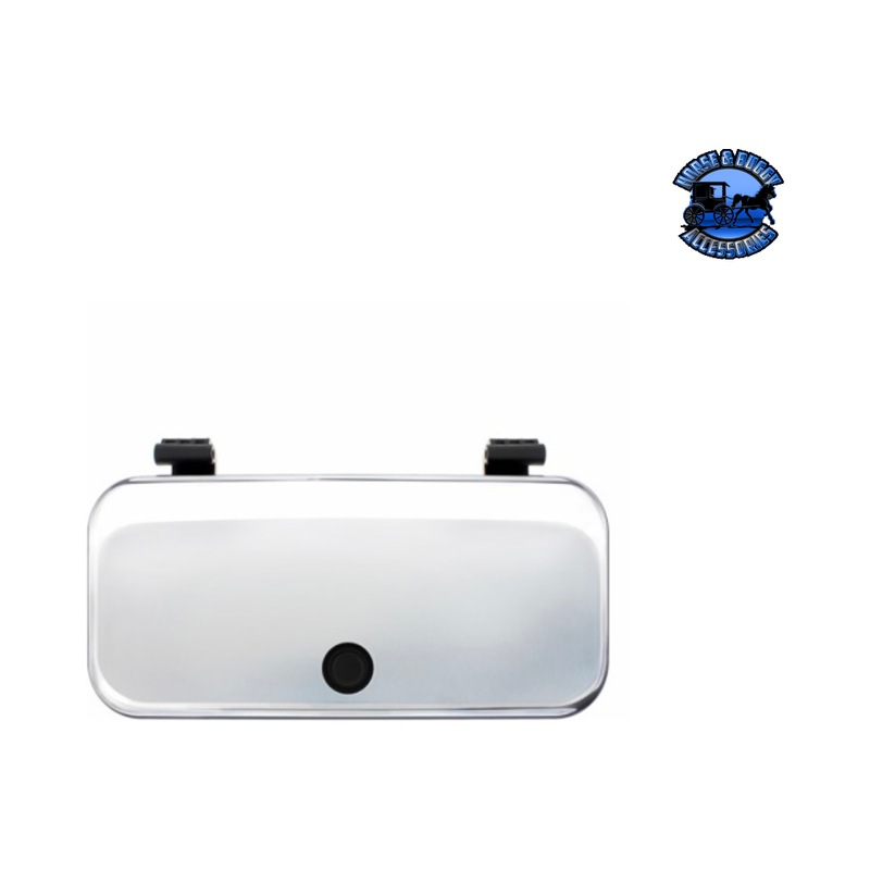 Chrome Plastic Upper Side Storage Door Cover For 2007-2018 Freightliner Cascadia #42344 Storage Cover Light Gray