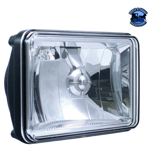 Light Steel Blue ULTRALIT - SINGLE HIGH POWER CREE LED 4" X 6" HEADLIGHT (Choose High or Low) LED Headlight Low,High