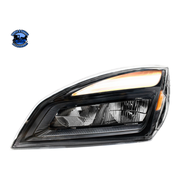 HIGH POWER LED HEADLIGHT FOR 2018-2024 FREIGHTLINER CASCADIA (Choose Color) (Choose Side) HEADLIGHT Chrome / Driver's Side,Chrome / Passenger's Side,Black / Driver's Side,Black / Passenger's Side Dark Slate Gray
