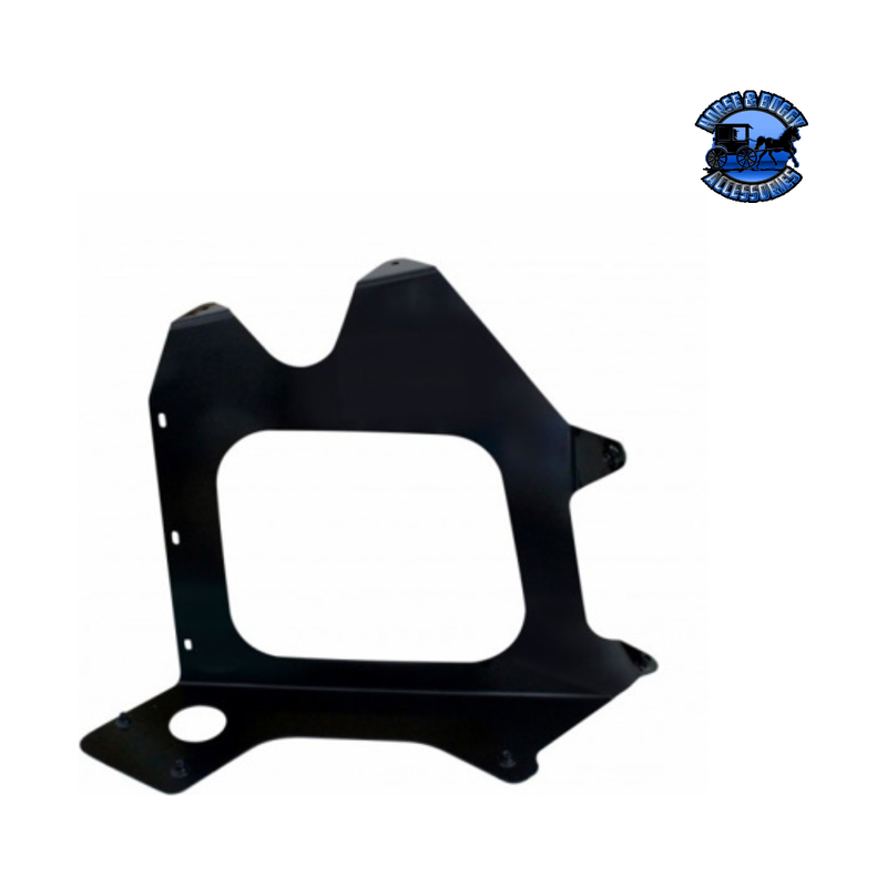 BUMPER END BRACKET FOR 2005-2010 FREIGHTLINER CENTURY (Choose Side) Bumper End Bracket Passenger's Side Black