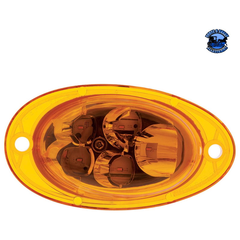 5 LED TURN SIGNAL LIGHT FOR 2008-2017 FREIGHTLINER CASCADIA - SLOPE LENS #36809 TURN SIGNAL Chocolate