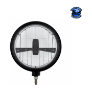 Black "Billet" Style Groove Headlight 5 LED Bulb - Blackout #32676 HEADLIGHT Dark Slate Gray