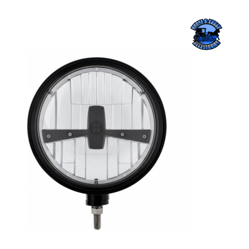 Black "Billet" Style Groove Headlight 5 LED Bulb - Blackout #32676 HEADLIGHT Dark Slate Gray