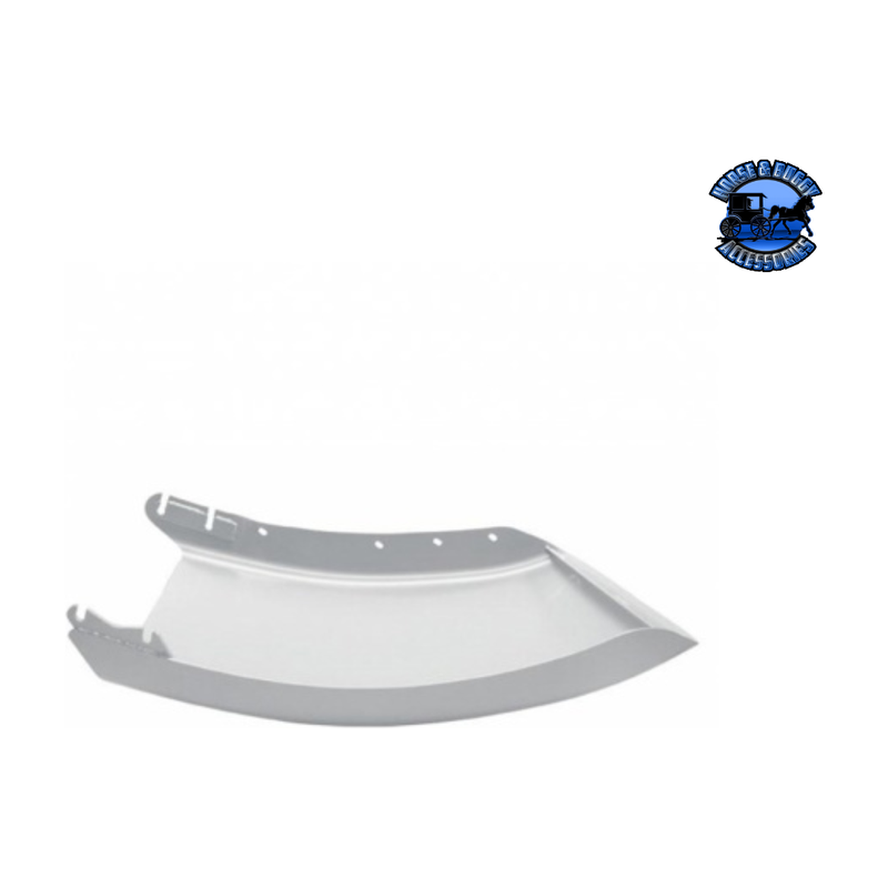 29.92" FREIGHTLINER M2 (106) PAINTED CENTER BUMPER END (Choose Side) Center Bumper End Driver's Side,Passenger's Side Light Gray