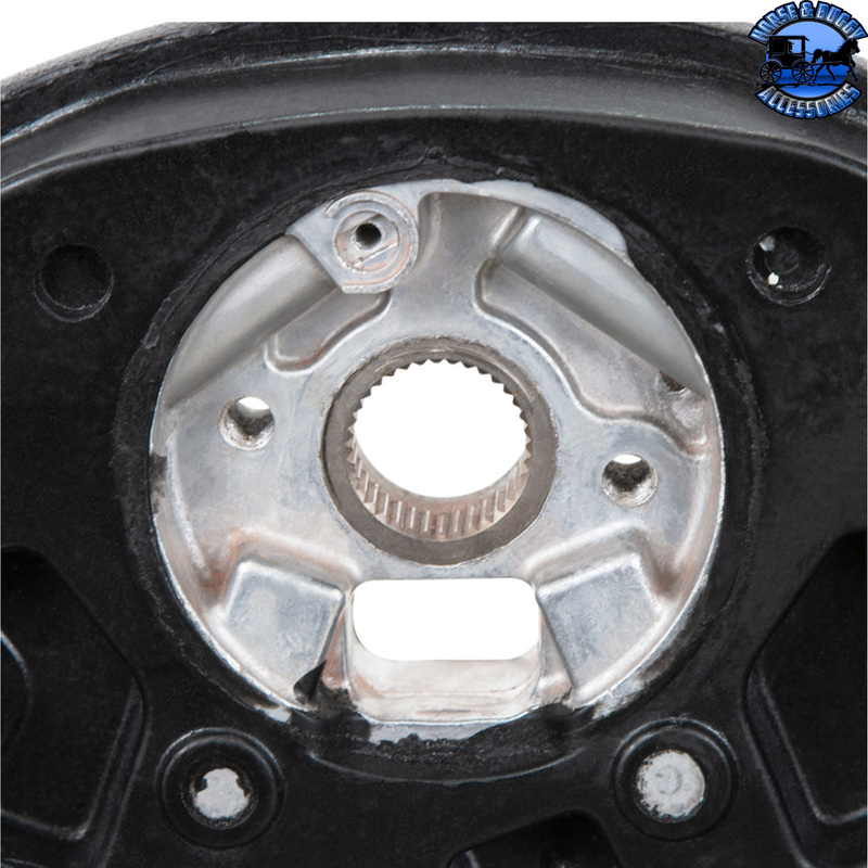 18" YOURGRIP LEATHER AND WOOD STEERING WHEEL FOR 2012-2021 PETERBILT 579 & 2013-2021 KENWORTH T680 #88190 steering wheel Gray