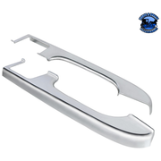 CHROME PLASTIC DOOR ARMREST COVERS FOR FREIGHTLINER COLUMBIA (2001-2012) (Choose Position) Plastic Door Armrest Driver's Side,Passenger's Side,Driver and Passenger Light Gray
