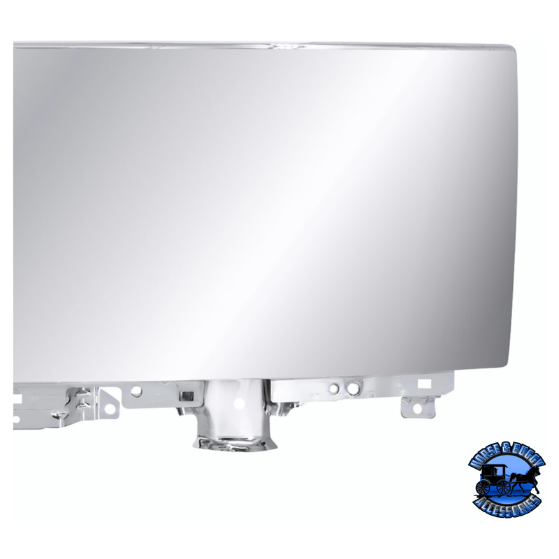 STEEL FRONT PANEL ASSEMBLY FOR 2008-2024 ISUZU NPR (ELF 200/300)-CHROME #21624 body panel Light Gray