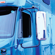 Chrome Mirror Cover Set For Freightliner Century (2005-2010) & Columbia (2005-2020) #42060 Mirror Cover Cornflower Blue