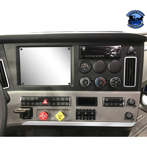 Dark Slate Gray STAINLESS STEEL DASH BLANK FOR 2018-2023 FREIGHTLINER CASCADIA #42435 Dash Blank