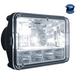 Gray ULTRALIT - 5 LED 4" X 6" Crystal Headlight - High & Low Beam #31365 LED Headlight