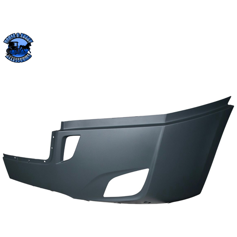 Bumper Cover With Fog Light Opening & Deflector Holes For 2018-2022 FL Cascadia (Choose Side) Bumper Cover Driver's Side,Passenger's Side Dark Slate Gray