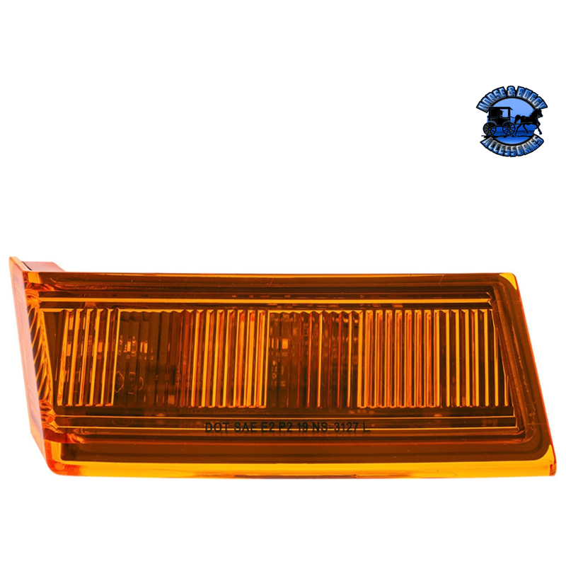 6 LED AMBER TURN SIGNAL LIGHT FOR 2018-2024 FREIGHTLINER CASCADIA (Choose Side) LED TURN SIGNAL Driver's Side,Passenger's Side Saddle Brown