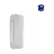 MIRROR COVER WITH 24 AMBER LED 12" GLOLIGHT FOR 2005+ FREIGHTLINER CENTURY/COLUMBIA (Choose Color) (Choose Side) Mirror Cover Amber / Driver's Side,Amber / Passenger's Side,Clear / Driver's Side,Clear / Passenger's Side Light Gray