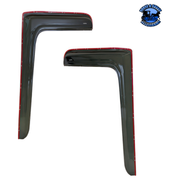 WINDOW VENT VISOR FOR 2008-2017 FREIGHTLINER CASCADIA - SMOKE (PAIR) #91510 Window Vent Visor Dark Slate Gray