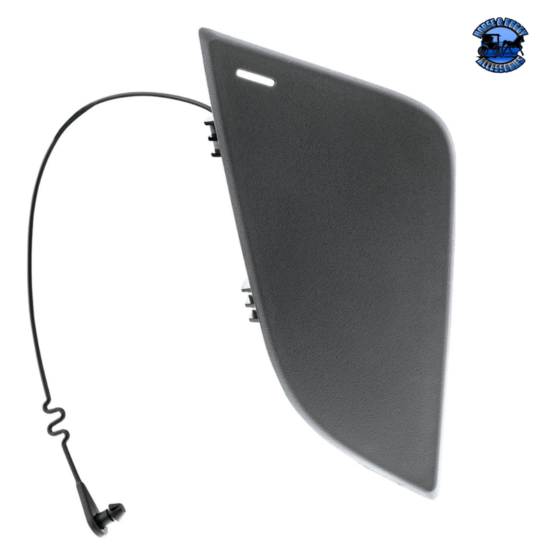 BLACK TOW HOOK ACCESS COVERS FOR 2018-2024 FREIGHTLINER CASCADIA (Choose Side) Access Cover Passenger Dark Slate Gray