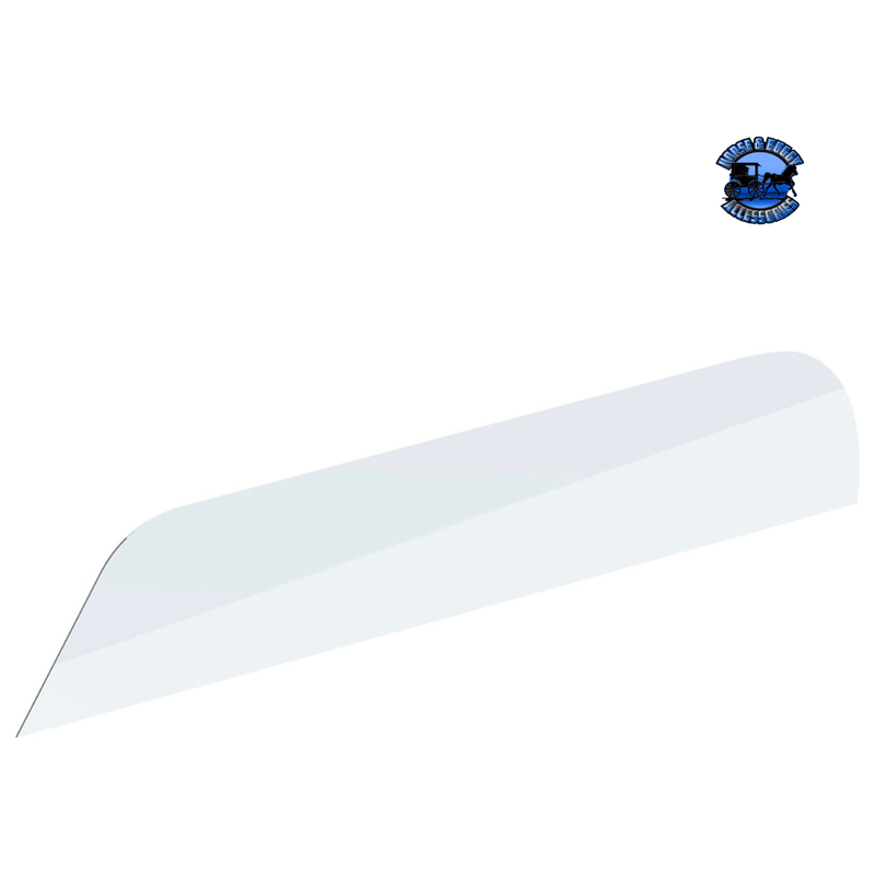 Stainless 6" Chopped Window Trim For 2008-2017 Freightliner Cascadia #29099 Window Trim Lavender