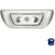 3 LED DOUBLE FURY CAB LIGHT FOR 2013-2021 KENWORTH T680 & 2012-2021 PETERBILT 579 (Choose LED Color) CAB LIGHT Amber and Blue,Amber and Green,Amber and Purple,Amber and Red,Amber and White Light Gray